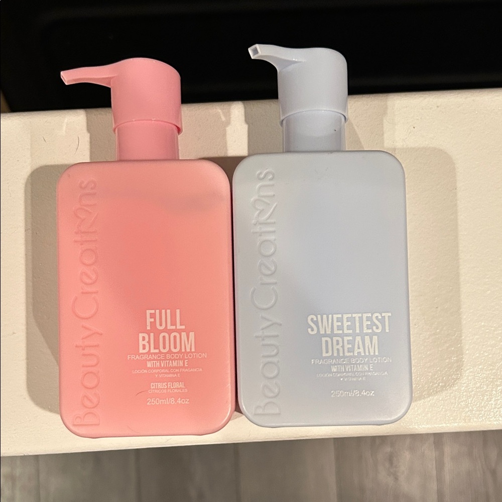 Beauty Creations Full Bloom & Sweetest Dream Lotion Duo - Pink & Gray